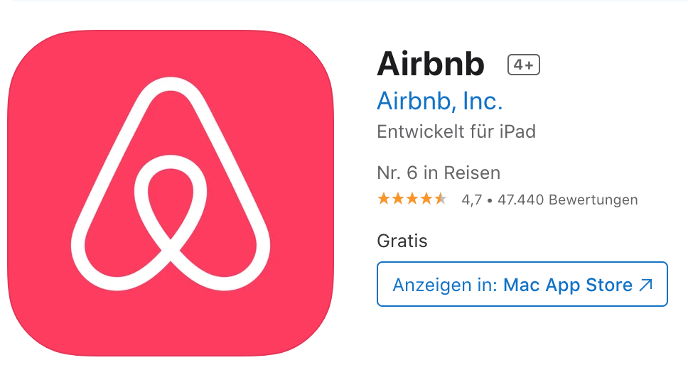 Airbnb 住宿app