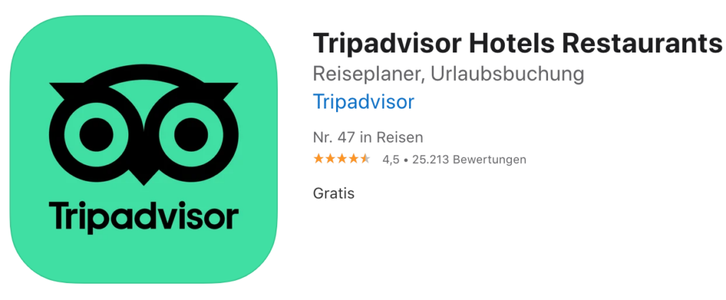 tripadvisor 旅遊規劃 app